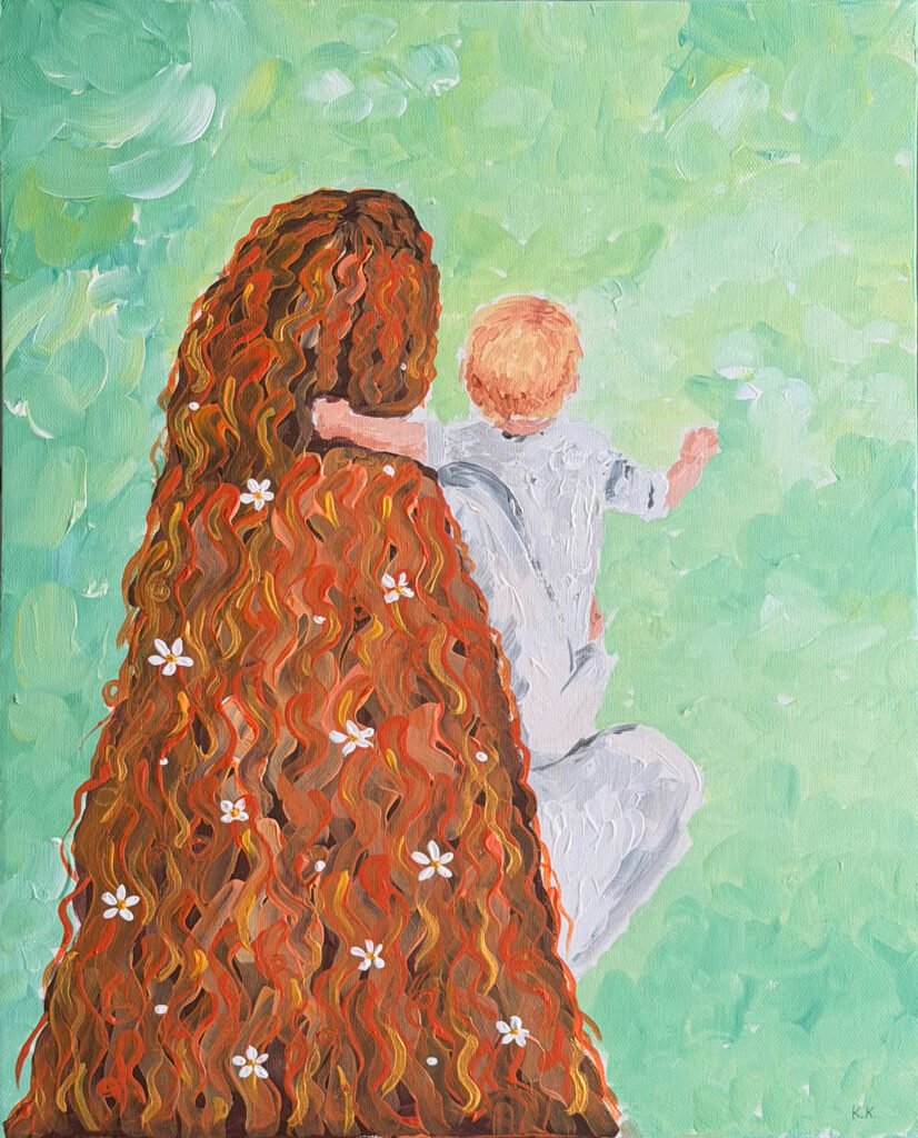 Mother and son